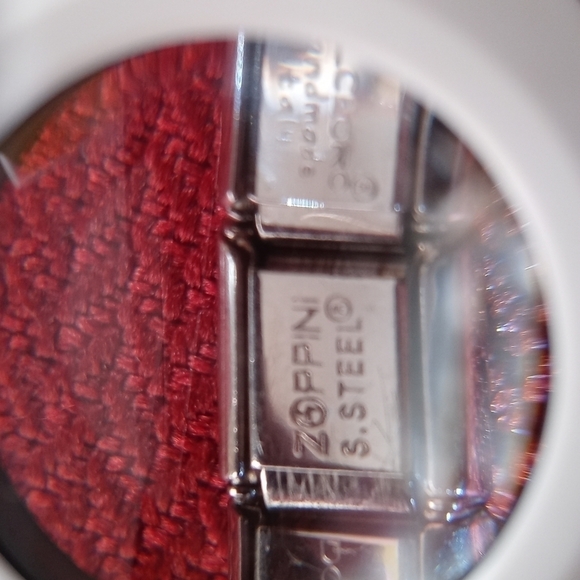 Stainless steel Charm bracelet made in Italy stretchy - Picture 9 of 13